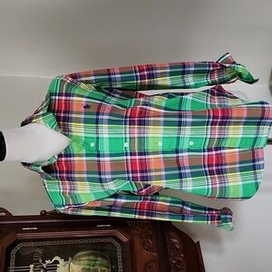 Ralph Lauren Multicolor Plaid Women's Top